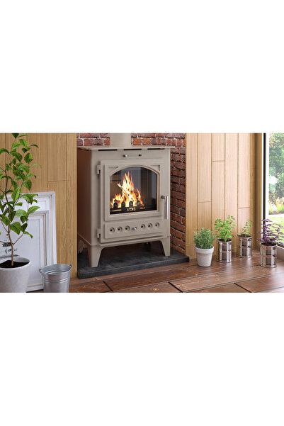 Alternatif VDB METAL 5 KW MARTİNA ODUN SOBASI İTHAL KREM