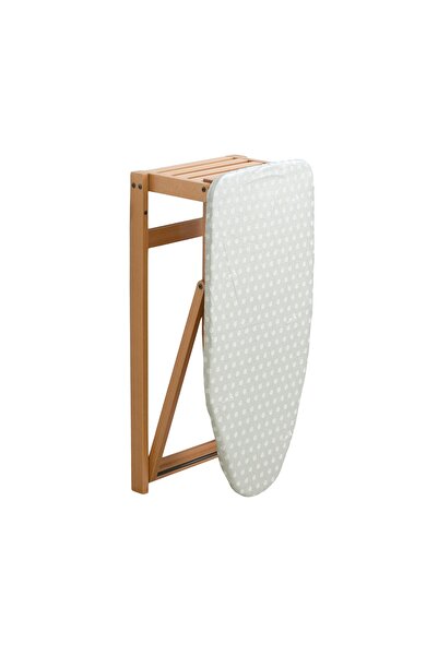 ARREDAMENTİ Kiraz Ağacı Duvara Monte Ütü Masası Ceviz Renk