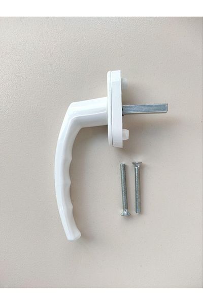 MCreative Pimapen Window Handle Balcony Sliding Door Handle (2, White)