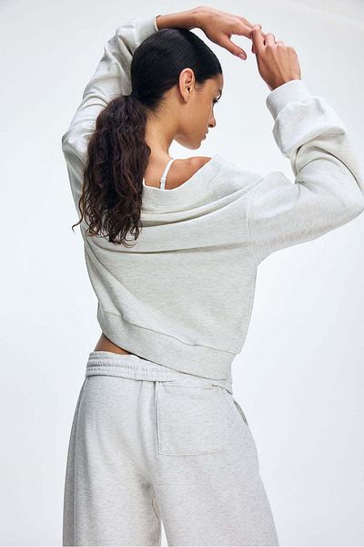 H&M Off-the-shoulder sweatshirt