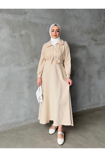 ENSA TESETTUR Σετ φούστας Cream Color River
