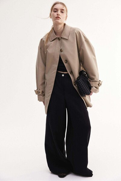 H&M Wide tailored trousers