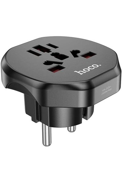 STOREMAX Svticaret Polham 250V 10A Ultra Strong Current Protected American and European Type Plug Socket Convert