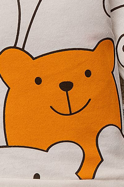 Mai Perla Smile Bear Nose 2 Pack Unisex Baby Bottom and Top Set