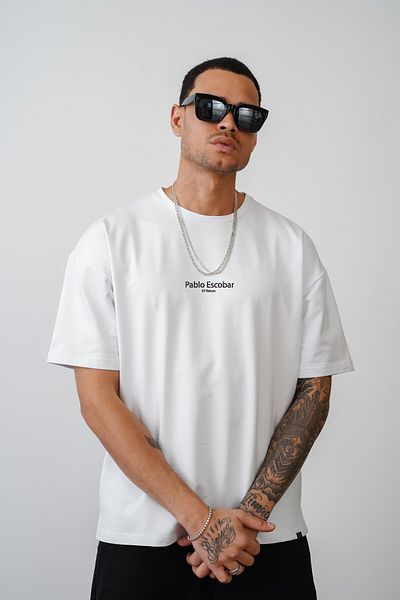 king brich Oversize Mold Pablo Escobar καλεί τυπωμένο Unisex T-shirt