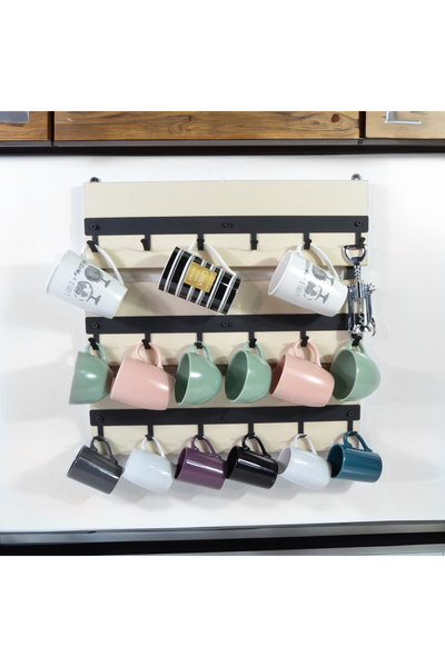 Vita Blend Kahve Fincanı Kupa Askısı Mutfak Tezgah Üstü Düzenleyici Organizer