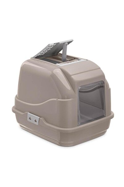 İmac Easy Cat Kapalı Filtreli Kedi Tuvaleti Gri 40x50x40 Cm