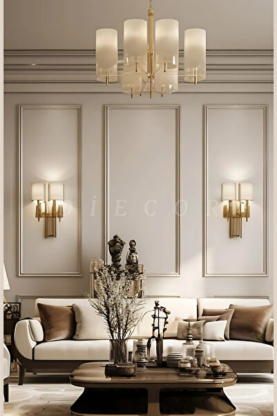 DİECOR Dekoratif Boyanabilir Montaja Hazır 2,5cm Etkileyici Duvar Çıtası Salo...