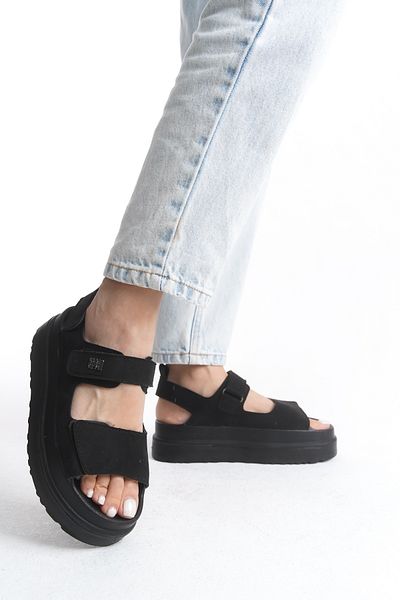 Limeo Double Strap Summer Women's Casual High Wedge Sole Sandals Shoes