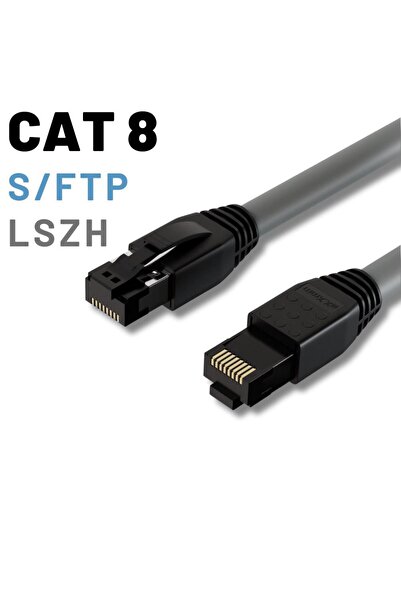 IRENIS CAT8 Kablo S/FTP LSZH Ethernet Network LAN Ağ Kablosu 50 cm