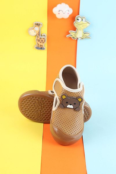 Moda Lime Sandale pentru copii unisex - colorate, ursuleț, model nou