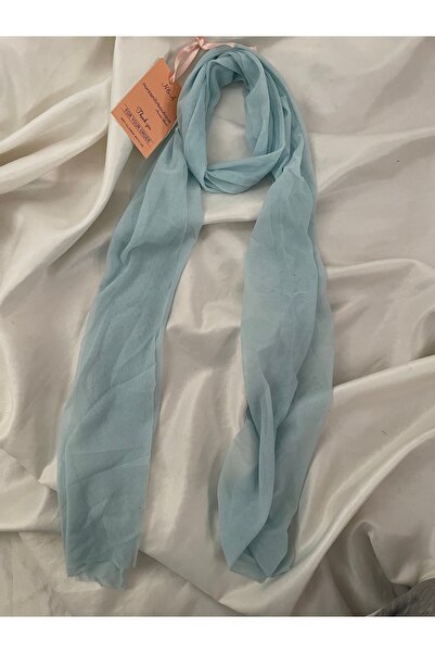 Nurcanilirboutique Bebe mavisi tül boyun fuları