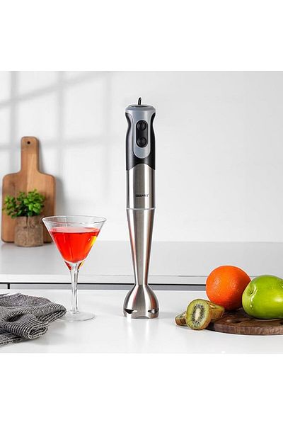 Geepas 700W Hand Blender | 2-Speed Motor | Stainless Steel Blade & Removable Stick | Smoothies