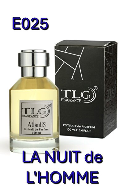 TLG E025 La Nuit De L' Homme Extrait Erkek Parfümü, 100 ml