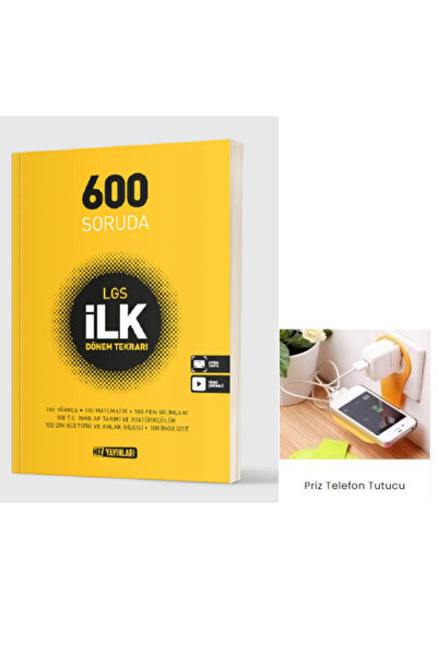 paraf yayınları Hız Yayınları 8 Sınıf Lgs 600 Soruda Ilk Dönem Tekrarı 2024-2025(PRİZ TUTUCU HEDİYE)
