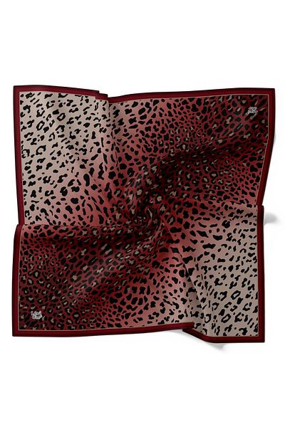 Levidor Eșarfă cu cristale strălucitoare cu model leopard