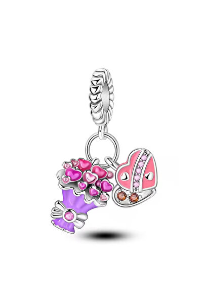 Fubena باقة زهور وشوكولاتة متدلية ساحرة