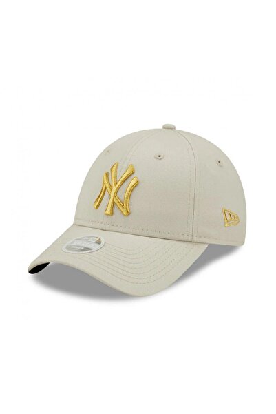 NEW ERA Wmns Metallic Logo 9forty Neyyan Cap Bej Kadın Şapka