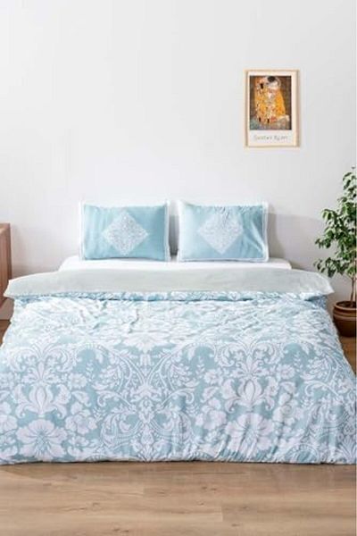 STOREMAX Jvnnshop Saray Mint Green Double Duvet Cover Set 646268