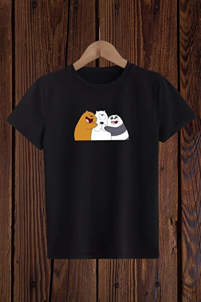 Wish BF Pandații îmbrățișați cu imprimeu Băieți tricou