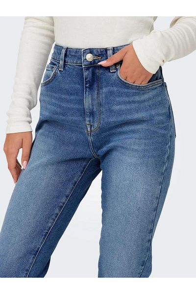 ONLY Ψηλόμεσο Skinny Leg Onlemily Jeans - Stretch Cotton Regular Fit Jeans 15283925