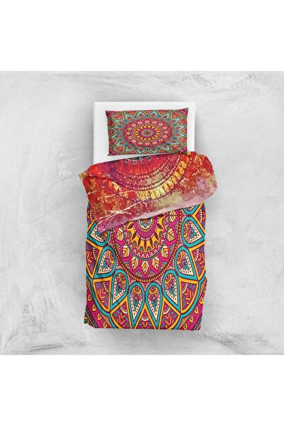 The Lucid Lab Mandala & Om Double Sided Duvet Cover Set 160 cm X 220 cm