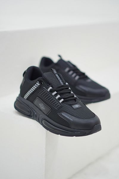 SOLAZER Pantofi negri pentru bărbați - Pantofi sport casual 025