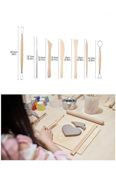 STOREMAX Htsp Parts Statue Pottery Ceramic Clay Making & Modeling Set Shmd Al 1122015