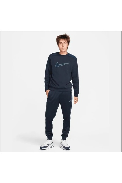 Nike Fleece Erkek Lacivert Sweatshirt