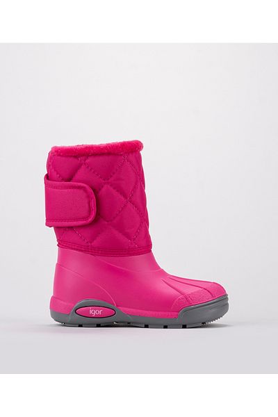 IGOR Παιδικές αδιάβροχες μπότες χιονιού Fuchsia Topo Ski Nylon