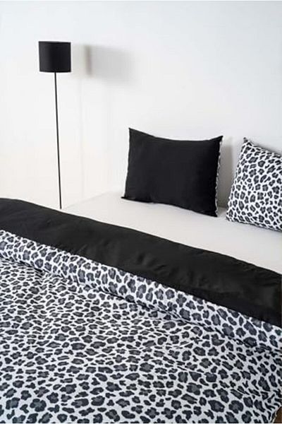 STOREMAX Jvnnshop Leopard Black Double Duvet Cover Set 646268
