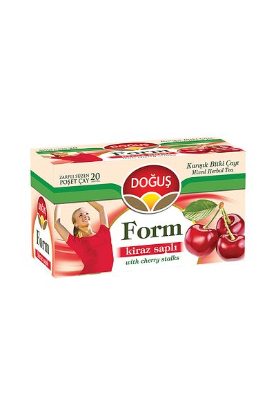 Doğuş Doğuş Tea Form with Cherry Handle 40 g (20's) X12 Pack