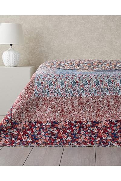STOREMAX Jvnnshop Home Fanciful Patchwork Double Multi-Purpose Cover Claret Red 646268