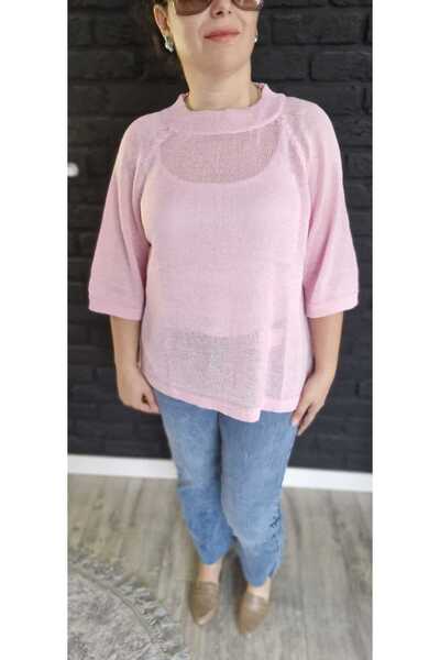 ALVWOMAN Half Sleeve Slim Knitwear Sweater