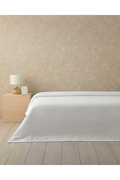 STOREMAX Jvnnshop Home Almina Cotton Double Pike White 646268