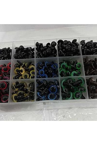 STOREMAX Ntwork Locked Eye Set Colorful (150 Pairs) - Box Gift Art 1087243