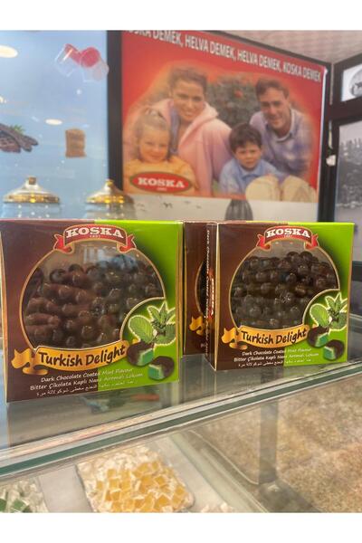 Koska BİHTER ÇİKOTA KAPLI NANE AROMALI LOKUM 200 GR (1 ADET)