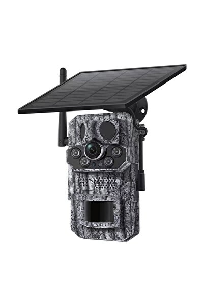 AVENİR 3MP 4G Solar Foto Kapan No-Glow Kamuflaj Avcılık Doğal Yaşam Kamerası Sim Kartlı RMZ-TECH