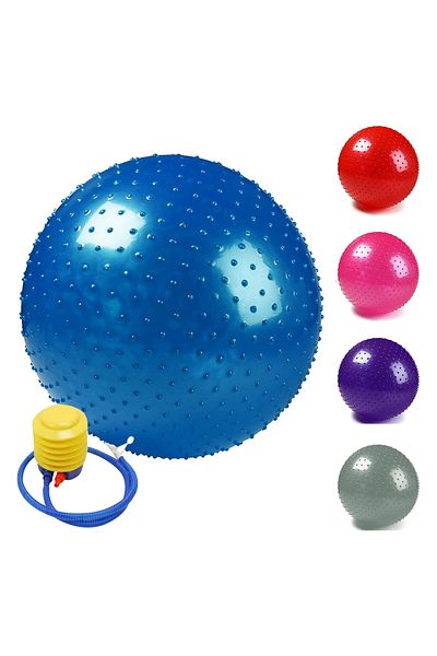 Endless 55cm Anti-Burst Yoga Ball | Thick PVC Exercise Ball for Fitness, Pilates, Stability & Home Workouts