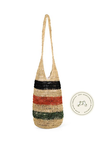 YesEco Eco-Friendly 100% Hemp Handmade Tote Bags | Durable & Sustainable Natural Material, Free Size