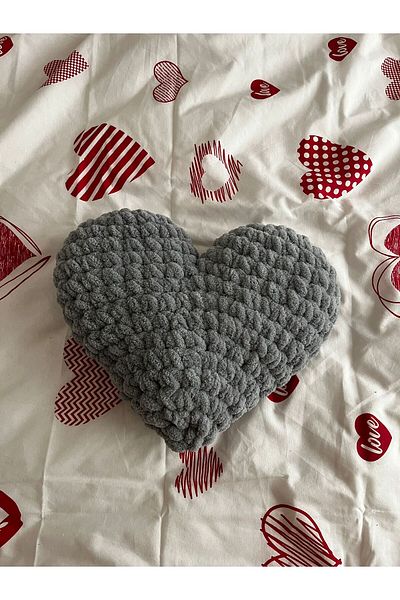 MEHA Puffy Heart Pillow for Valentine's Day