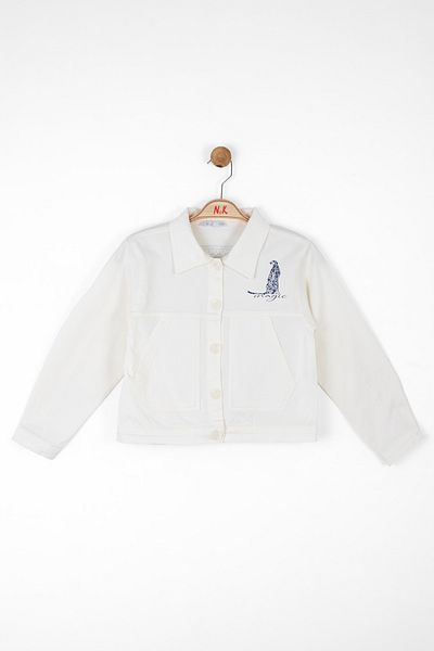 nk kids Jachetă vintage pentru bărbați, albastru ecru 36314