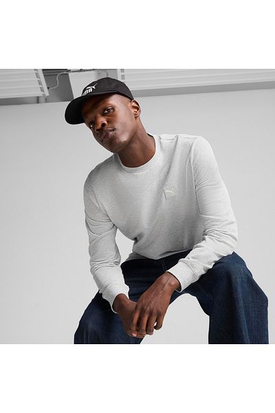 Puma Essentials Elevated Erkek Gri Günlük Stil T-Shirt 69089504