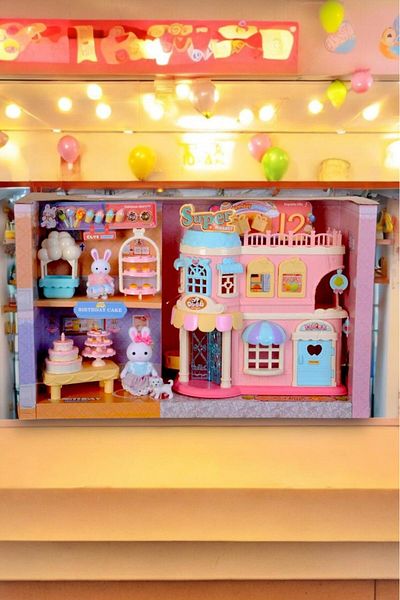 hak-iş oyuncak Mini Rabbit Family Patisserie