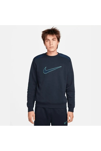 Nike Fleece Erkek Lacivert Sweatshirt