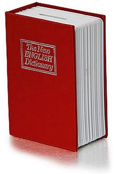 STOREMAX Mrttnca Book Looking Piggy Bank Hidden Money Safe Book Piggy Bank (Burgundy, Large) Trndymrt 10872