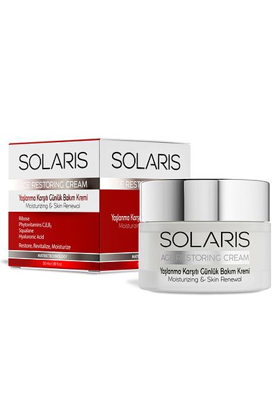 SOLARIS All Skin Care Cream with Vitamin E and Melavid Content - Anti-Aging 50 ml