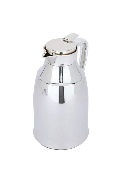 ALSAIF Al Diriyah Plastic Thermos 1.3 Liter Silver