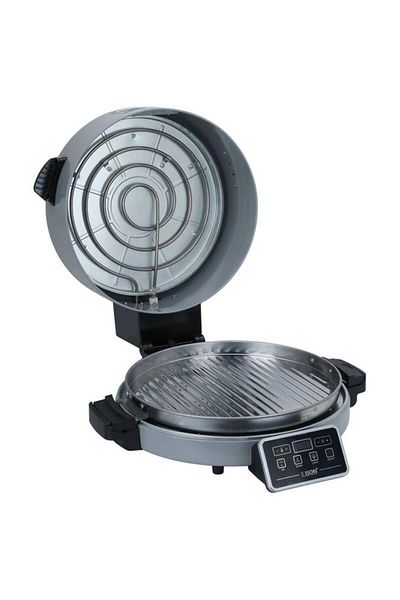 ALSAIF Madhbi Maker + Home Baker 2 In 1 2400 Watt Control Panel Light Gray
