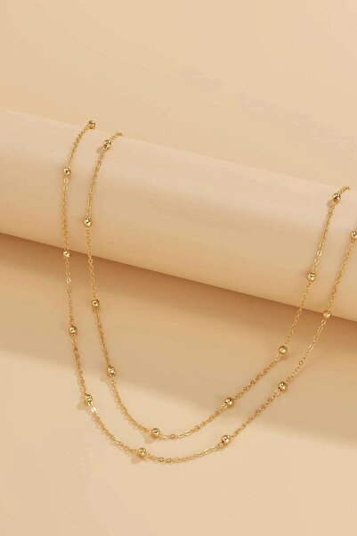 New Obsessions 2 Parça Minimal Zincir Kolye